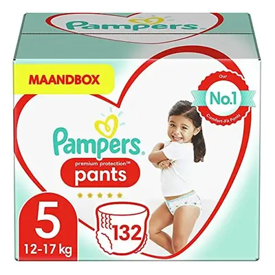 Premium Protection Pampers Pants Size 132 Nappies One Month Box