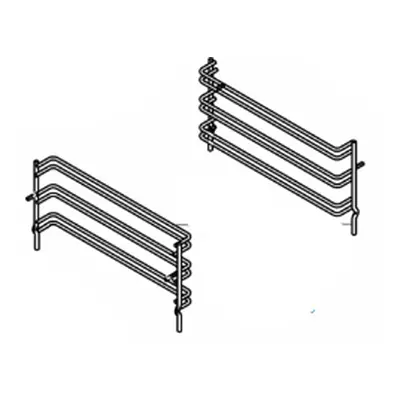 Genuine Bosch HBN13B221B/46 Main Oven Grid Support Left & Right