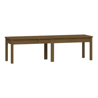 (honey brown pine, 159.5 x x cm) vidaXL Garden Bench Outdoor Picnic Bench Camping Wooden Bench S