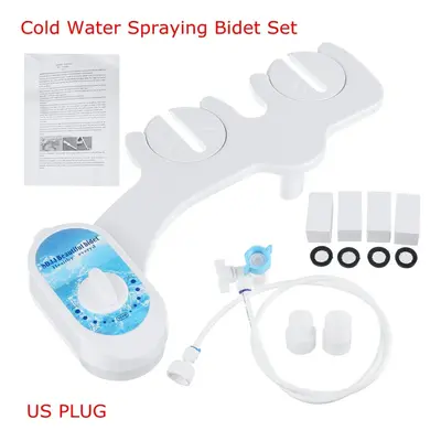 (Type A) 7/8 Bidet Fresh Water Spray Mechanical Non-Electric Toilet Seat Attachment