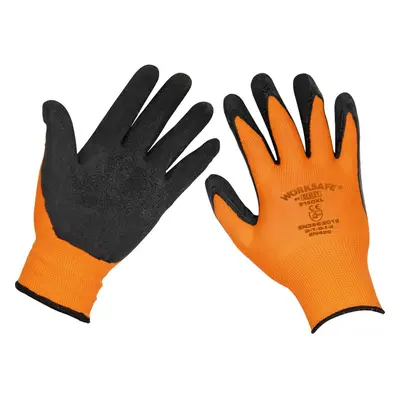 120 PAIRS Latex Coated Foam Gloves - - Improved Grip Lightweight Safety