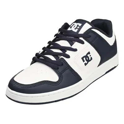 (9) DC Shoes Manteca Sn Mens Skate Trainers in White Navy