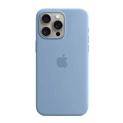 Apple - Back cover for mobile phone - MagSafe compatibility - silicone - winter blue - for iPhon