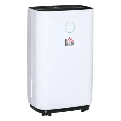 HOMCOM 16L/Day Portable Quiet Dehumidifier for Home, Electric Air De-Humidifier