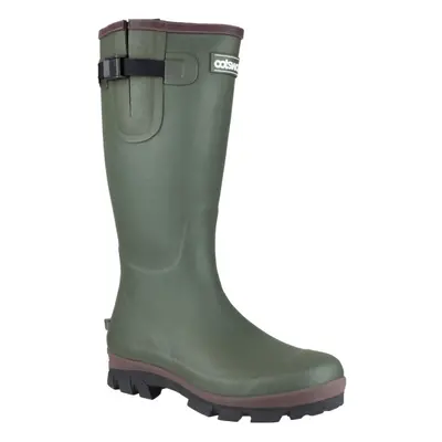 (6 UK, Green) Cotswold Grange Neoprene Mens Rubber Wellington Boots