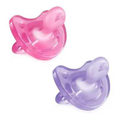 pacifier Physio Soft pink/purple months pieces