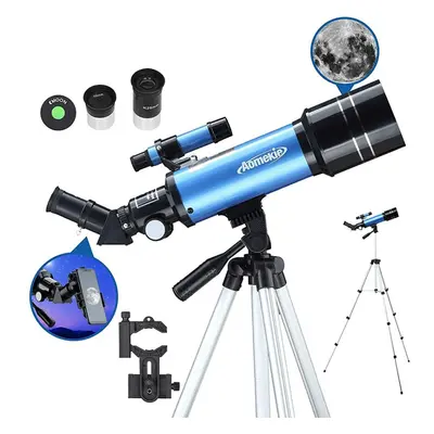 15-66X Astronomical Telescope Portable Kids Telescope Refractor Space Moon Watching for Beginner