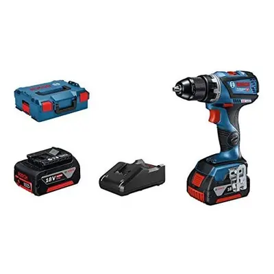 Bosch Professional 06019G1173 18V System cordless drill driver GSR 18V-60 C (max. torque of Nm, 