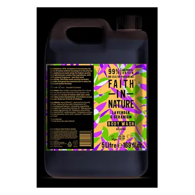 Faith In Nature Lavender & Geranium Relaxing Body Wash litre