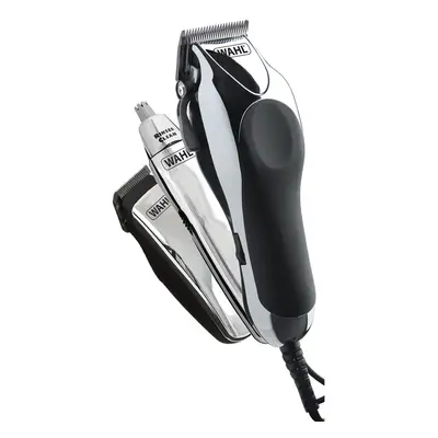 Wahl Chrome Pro Deluxe Mains Clipper, Trimmer and Nasal Trimmer Chrome Gift Set