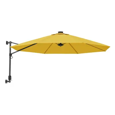 (yellow) vidaXL Wall-mounted Parasol Umbrella Garden Sun Shade Sun Shelter Umbrella