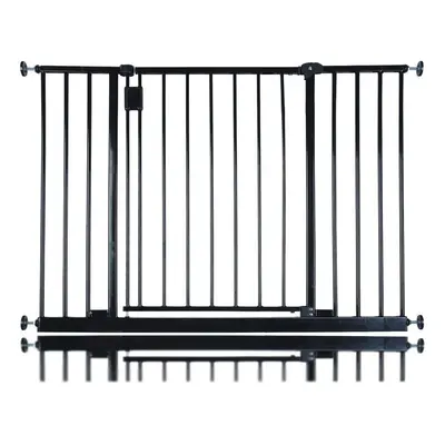 (Black, 103.2cm - 109.2cm) Safetots Extra Wide Hallway Baby Gate