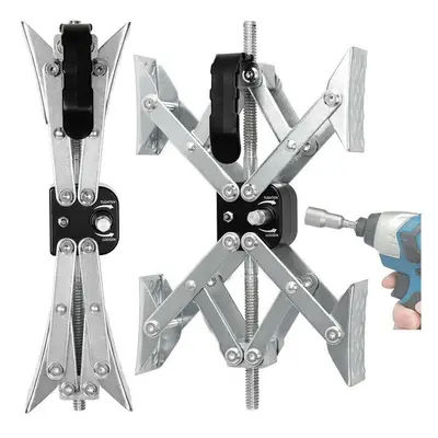 X-Shaped Wheel Chock Stabilizer Tire Locking Chocks Allow Drill Adjust Tandem-Axle Trailer RV Ti