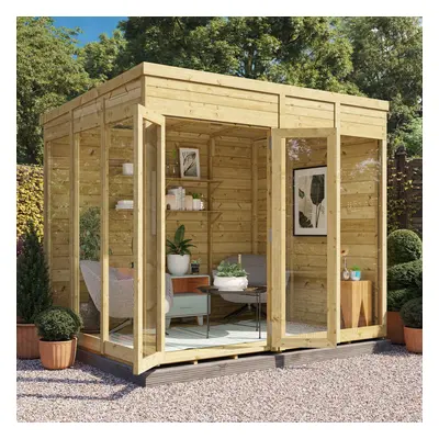 (8x6 - 11mm Thickness) Switch Pent Tongue and Groove Summerhouse