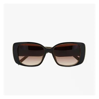 Karen Millen KM5047 Sunglasses Black/Milky Nude