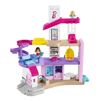 Fisher-Price Little People Barbie Dream House - Multilingual, Interactive Playset with Lights, M