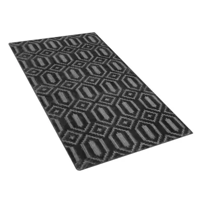 Viscose Rug x cm Dark Grey ADATEPE