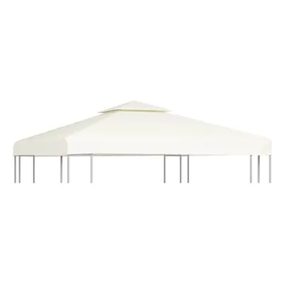 vidaXL Gazebo Cover Cream White 3x3m Waterproof Canopy Replacement Tent Top