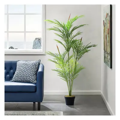 (150CM) Outdoor Realistic Artificial Palm Tree Plant in Pot