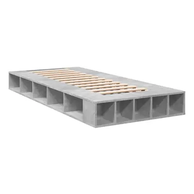 (concrete grey, x cm) vidaXL Bed Frame Home Bed Base Brown Oak 180x200 cm Super King Engineered 