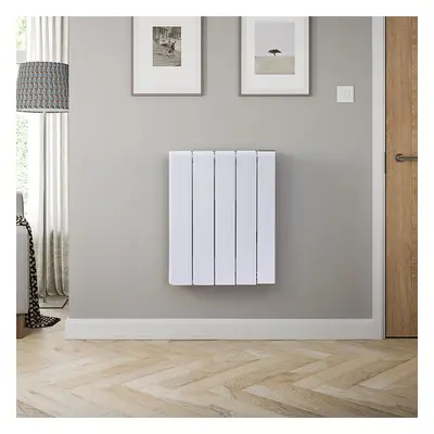 (White, 1000W) Electric Ceramic Panel Heater with LCDScreen&Timer