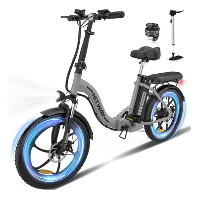 Electric Bicycle 20" Foldable MT E-bike with Fat Tire for Adults