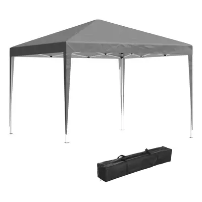 Outsunny x m Garden Pop Up Gazebo Marquee Party Tent Wedding Canopy Grey