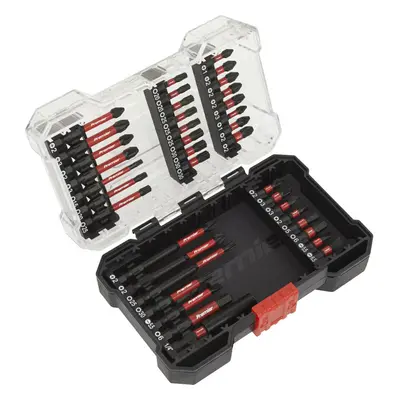 38 Piece Impact Grade Power Tool Bit Set - S2 Steel Bits - Plastic Storage Case