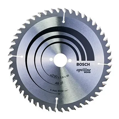 Bosch Optiline Wood Circular Hand Saw Blade, 230mm x 2.8mm