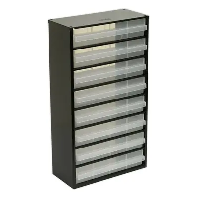 305 x x 555mm Drawer Parts Cabinet - BLACK - Wall Mounted / Standing Box