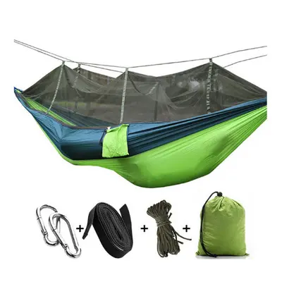 (Light Green) Ultralight Parachute Hammock Hunting Mosquito Net Double Person Sleeping Bed Garde