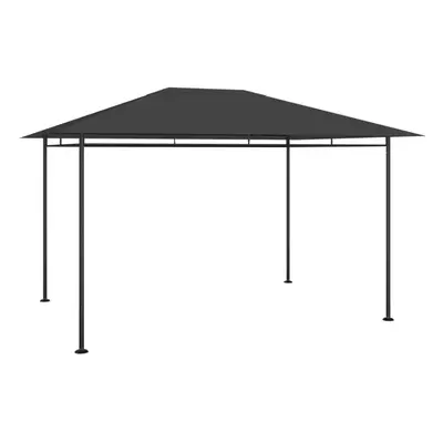 vidaXL Gazebo 384x281x270 cm Anthracite g/mÂ² Outdoor Structure Canopy