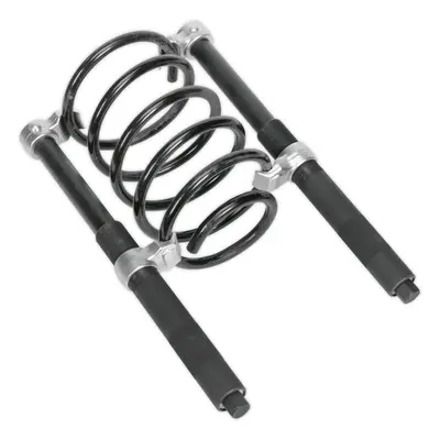 2 PACK 280mm Coil Spring Compressor Kit & High Security Safety Hooks -2500kg Max