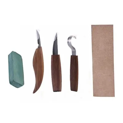 5pcs Wood Carving Knife Chisel wood working Whittling Cutter Chip Craft Hand Tool