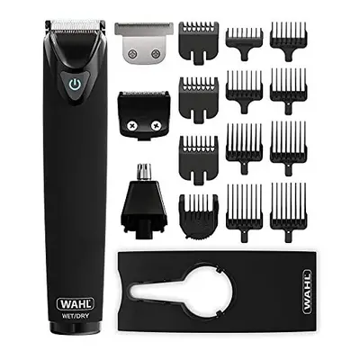 WAHL Multigroomer, Black Stainless Steel, Cordless, Rechargeable, Fully Washable, Close Cutting 