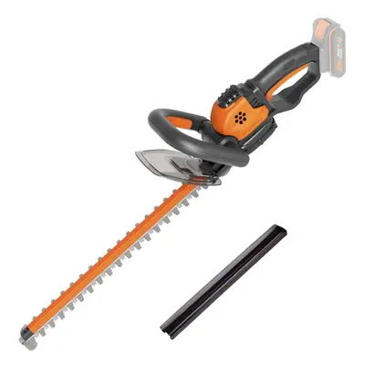 Worx WG261E.9 20V Cordless Hedge Trimmer, 45cm Dual-Action Blades, Tool Only ? Battery and Charg