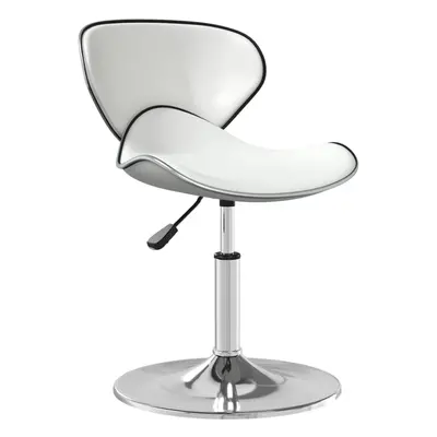 (white) vidaXL Bar Stool Kitchen Bar Chair Counter Stool Bistro Chair Faux Leather