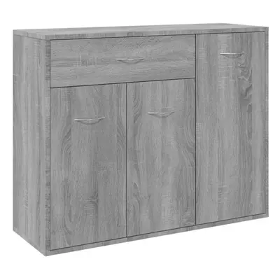 (grey sonoma) vidaXL Sideboard Storage Drawer Side Cabinet Engineered Wood Multi Colours