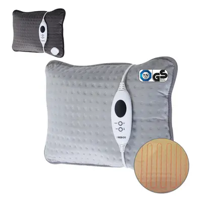 AREBOS Heating Pad Electric Heating Pad with Filling Heating Blanket Back Shoulder Neck W Grey