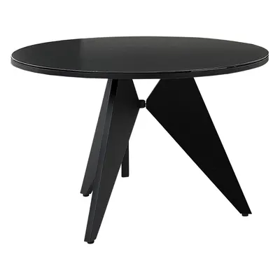 Round Garden Dining Table cm Black OLMETTO