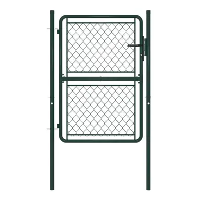 Garden Gate Steel 100x125 cm Green