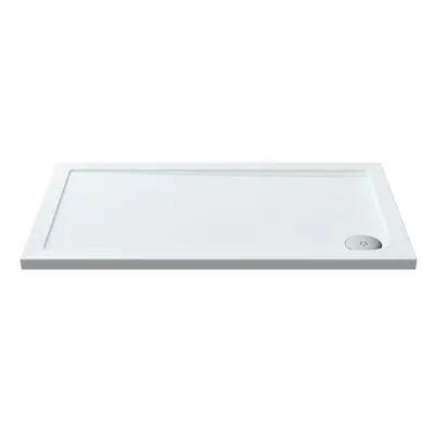 1200mm x 700mm Premium Rectangular Shower Tray - White