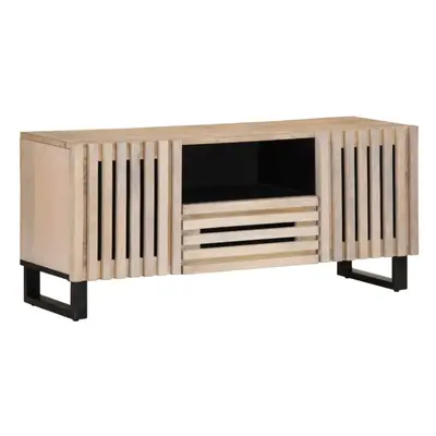 (light brown, solid mango wood) vidaXL TV Cabinet TV Stand Entertainment Centre Media Unit TV Un