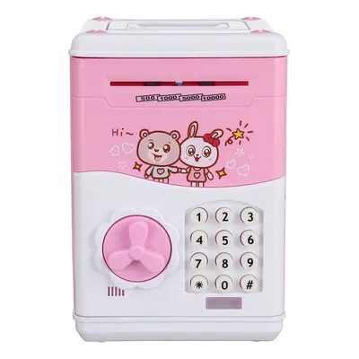 () Kids Electronic Piggy Bank ATM Password Money Coin Automatic Safe Saving Box Toys