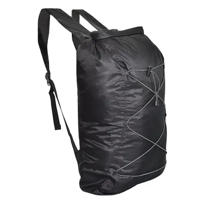 (Black) 23L Waterproof Backpack Lightweight Folding Swimming Moisture Proof Storage Bag Outdoor 