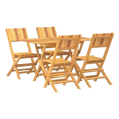 (without armrest, piece) vidaXL Garden Dining Set Dinner Set Patio Seating Piece Solid Wood Teak