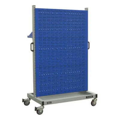 Industrial Mobile Storage System with Shelf - x x 1605mm - Four Castors