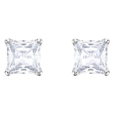 Swarovski Attract Pierced Stud Earrings, White