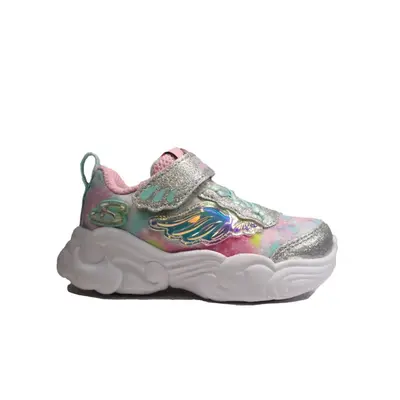 (4 (Children's)) Unicorn Storm 302765N Silver/Light Pink Childrens Trainers