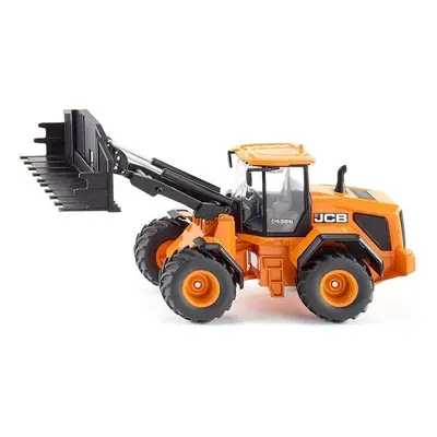 SIKU 3663, JCB 435S Tyre loader, 1:32, Orange, Metal/Plastic, Interchangeable Front Loader